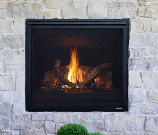 Heat And Glow Heat & Glo Slimline 5X 32" Gas Fireplace (Black Glass Refractory) SL-5X-IFT-G-FD Fireplace Finished - Gas