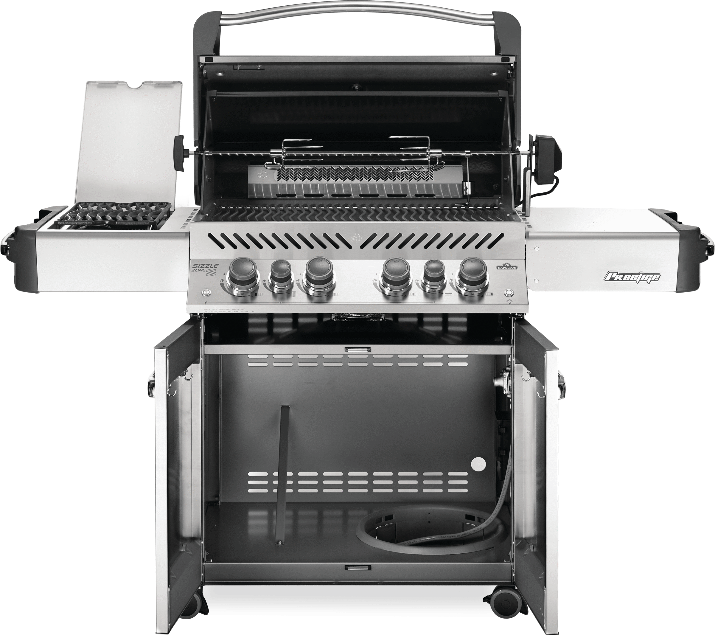 Napoleon Napoleon Prestige 500 RSIB Gas Grill (Stainless Steel) - P500RSIB-3 Barbecue Finished - Gas