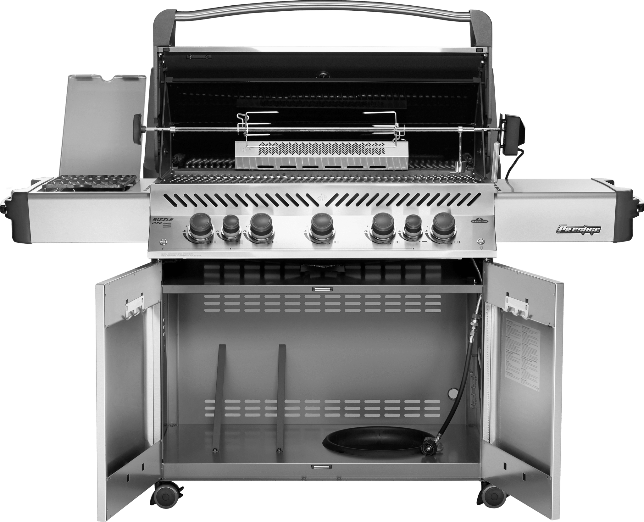 Napoleon Napoleon Prestige 665 RSIB Gas Grill - P665RSIB Barbecue Finished - Gas