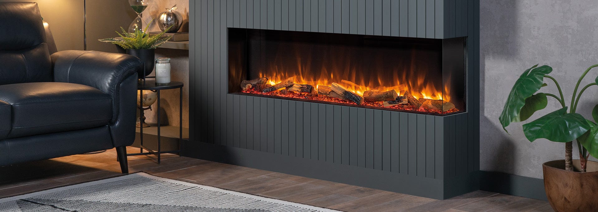 Regency Regency Skope E150 Built-in Electric Fireplace E150-2 Fireplace Finished - Electric