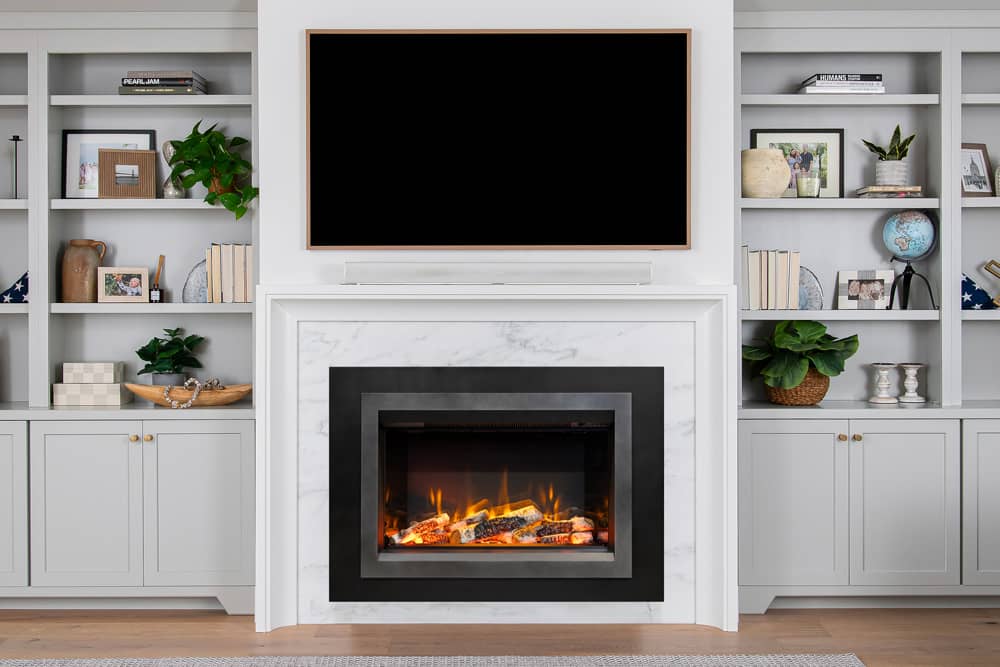 Valor Valor GE4 33" Electric Fireplace Insert GE4 Fireplace Finished - Electric