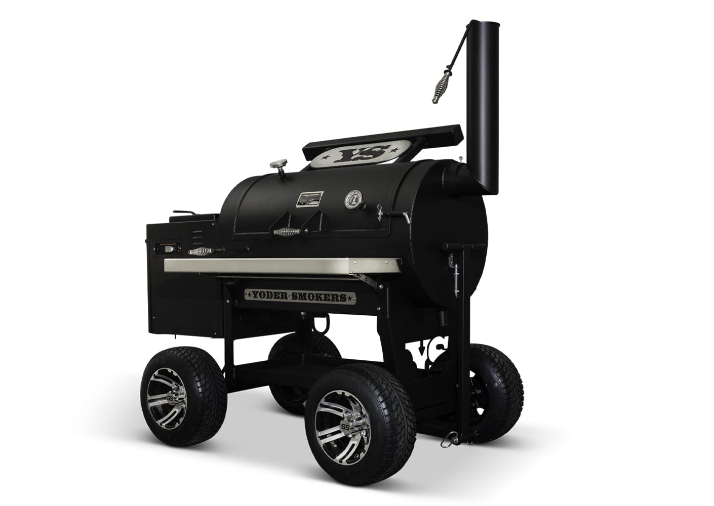 Yoder Yoder YS1500S Outlander Competition Pellet Grill 9516X44-120 Barbecue Finished - Pellet