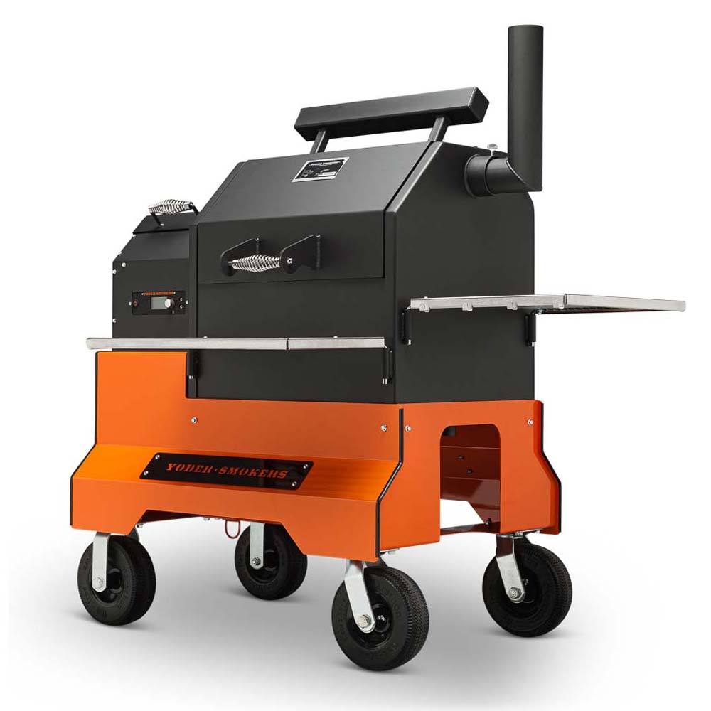 Yoder Yoder YS480s Competition Pellet Grill Orange 9412O22-000 Barbecue Finished - Pellet