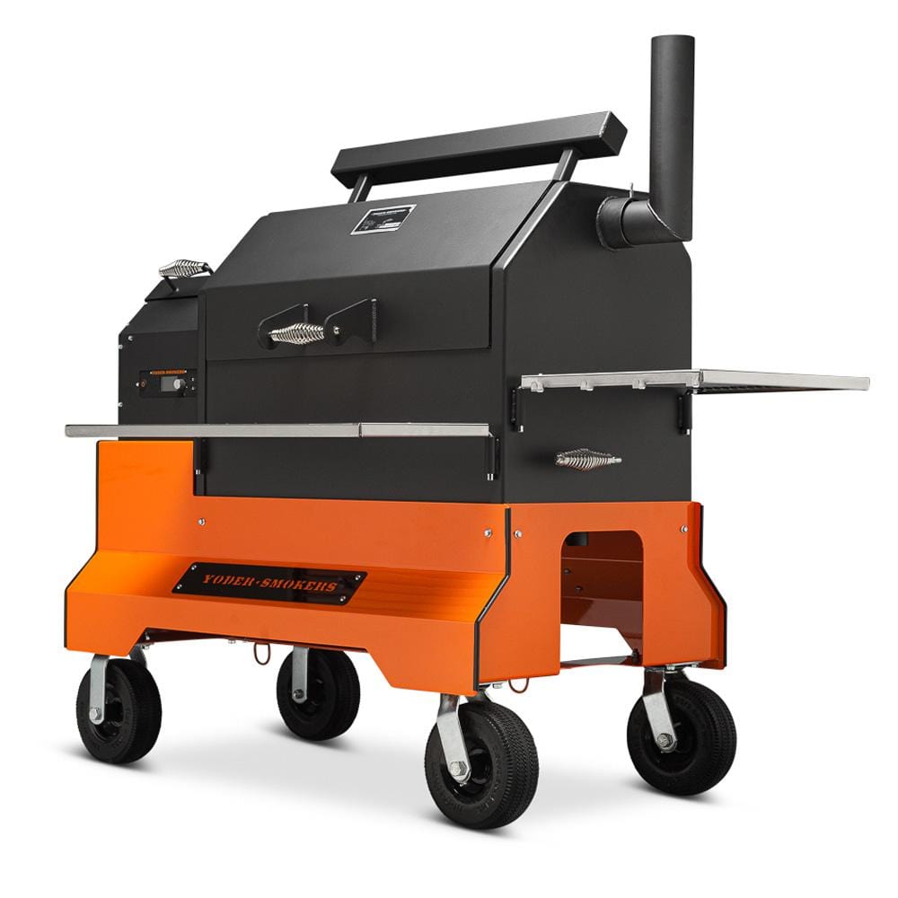 Yoder Yoder YS640s Competition Pellet Grill Orange 9612O22-000 Barbecue Finished - Pellet