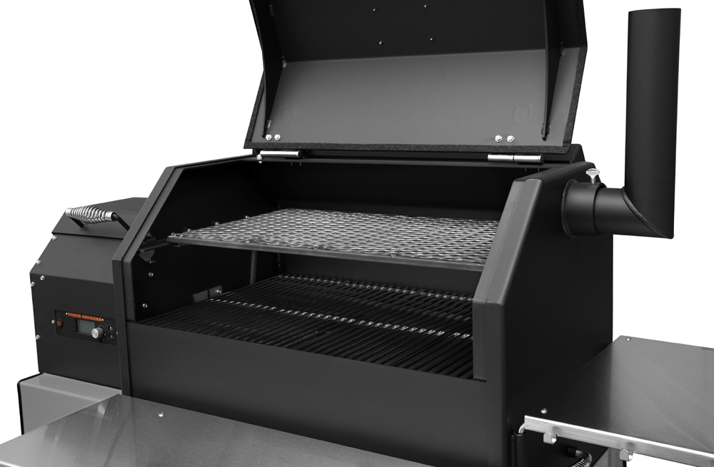 Yoder Yoder YS640s Competition Pellet Grill w/ Stainless Steel Shelves & Drawer Barbecue Finished - Pellet