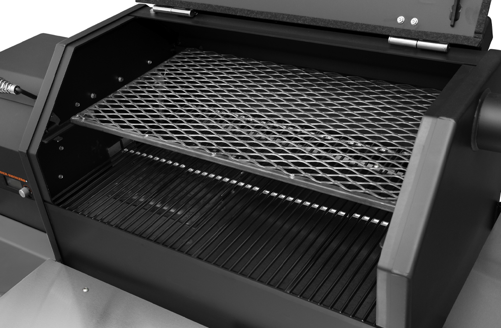 Yoder Yoder YS640s Competition Pellet Grill w/ Stainless Steel Shelves & Drawer Barbecue Finished - Pellet